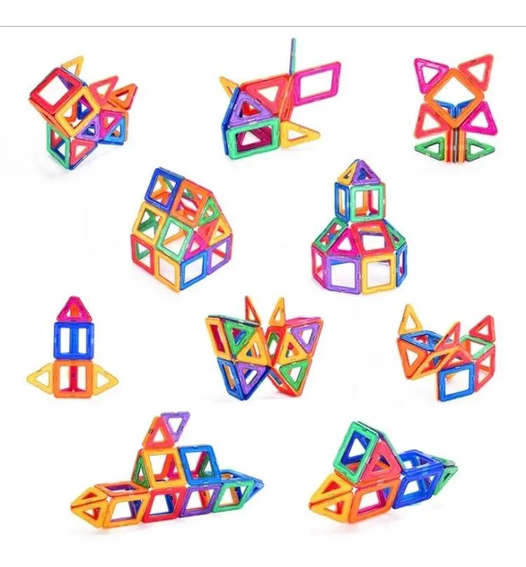 JUEGOS DIDACTICOS MAGNE TICOS DE CONSTRUCCION CON 46 PIEZAS - 3
