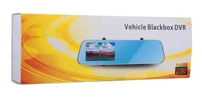 CAMARA DE AUTO CON ESPEJO RETROVISOR Y GRABACION DUAL - 7