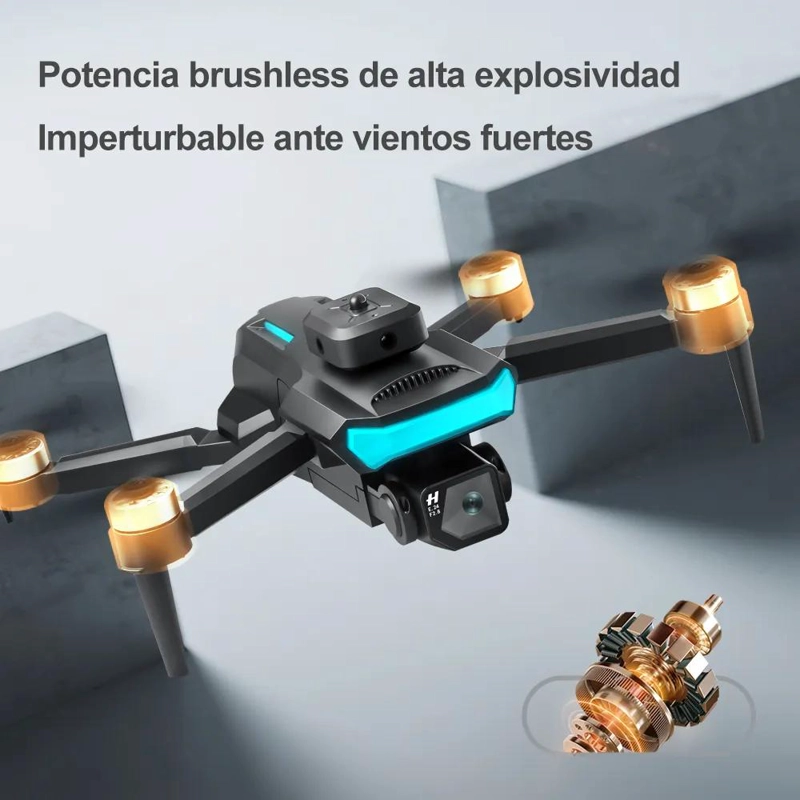 MINI DRON PLEGABLE 4K CON DOBLE CAMARA Y BATERIAS - 3