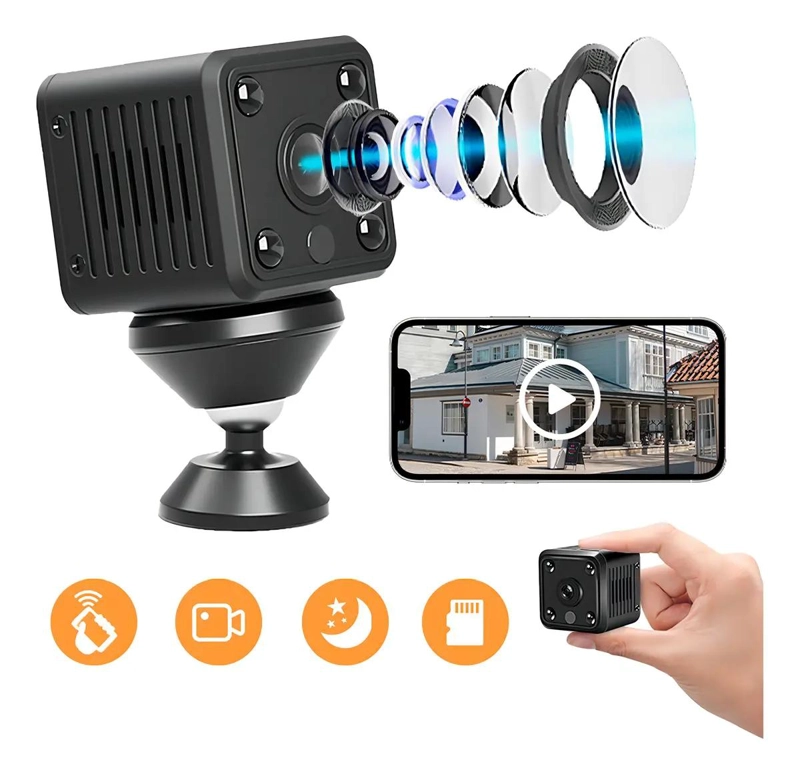 CAMARA ESPIA WIFI HD 1080P COMPACTA CON VISION NOCTURNA - 9
