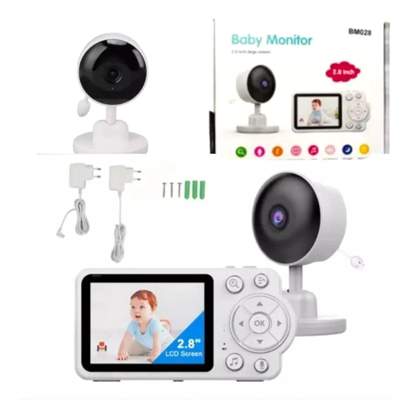 CAMARA DE SEGURIDAD PARA MONITOREO DE BEBE  CON VISION NOCTURNA - 2