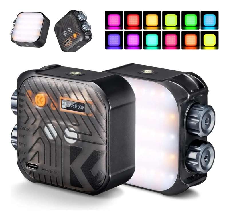 LUZ LED PORTATIL RGB CON 21 EFECTOS Y TEMPERATURA AJUSTABLE - 6