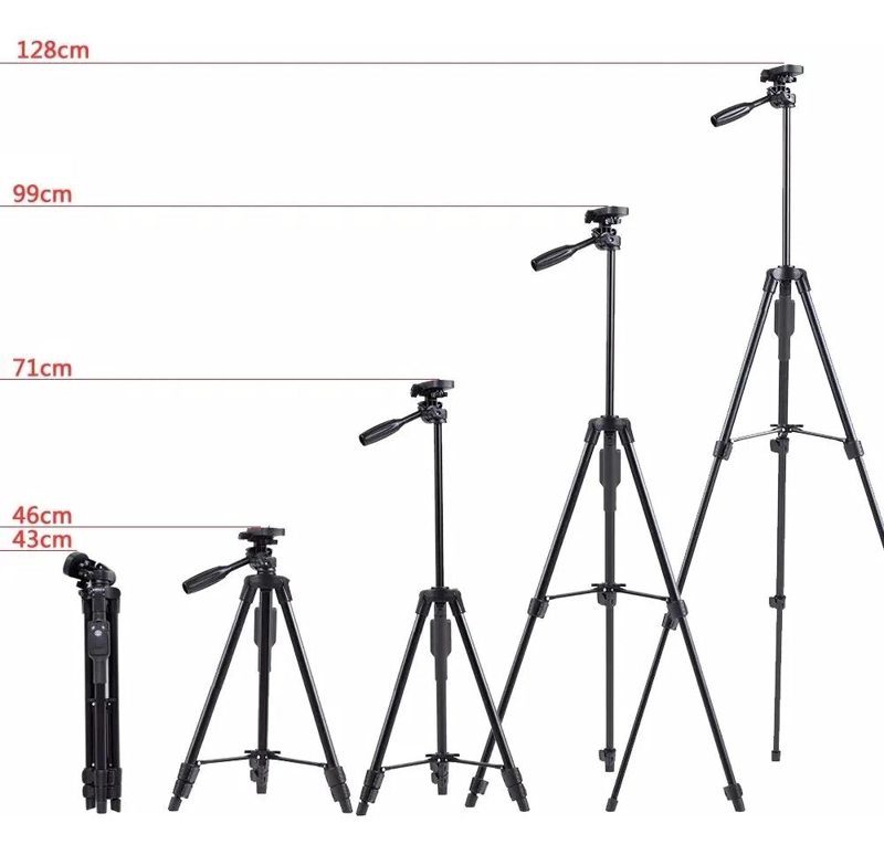 TRIPODE COMPACTO CON DISPARADOR PARA TELE FONOS Y CAMARAS - 4