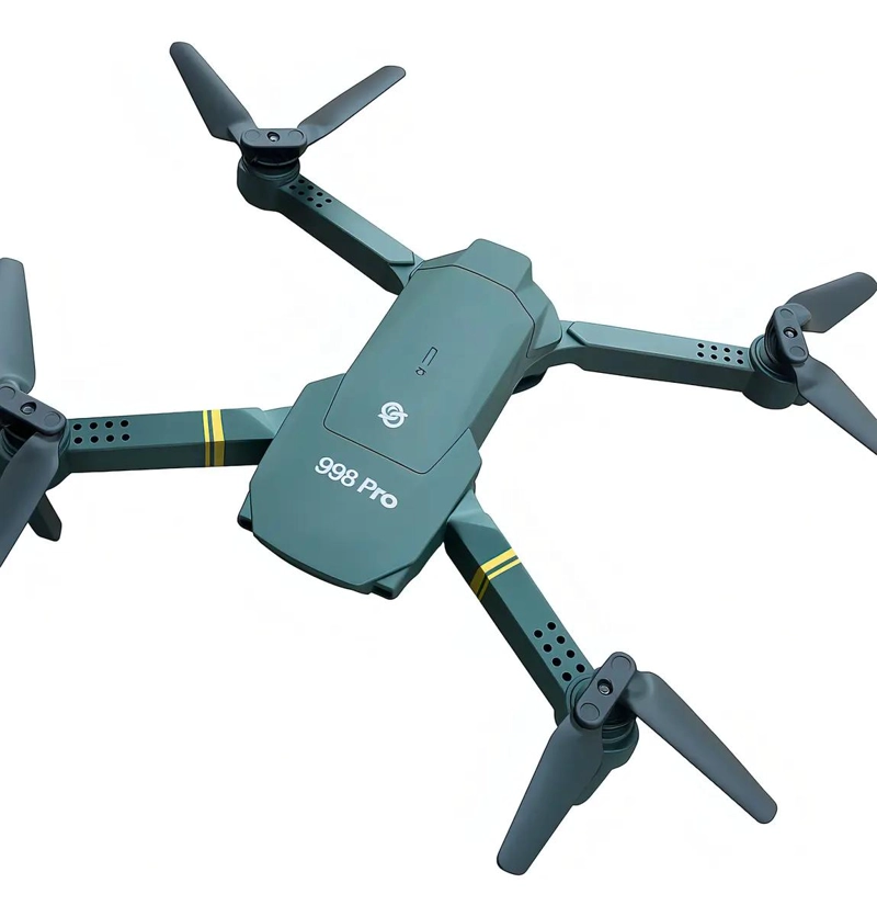 DRONE AE REO PLEGABLE CON DOBLE CAMARA Y ESTABILIZADOR 4K - 1