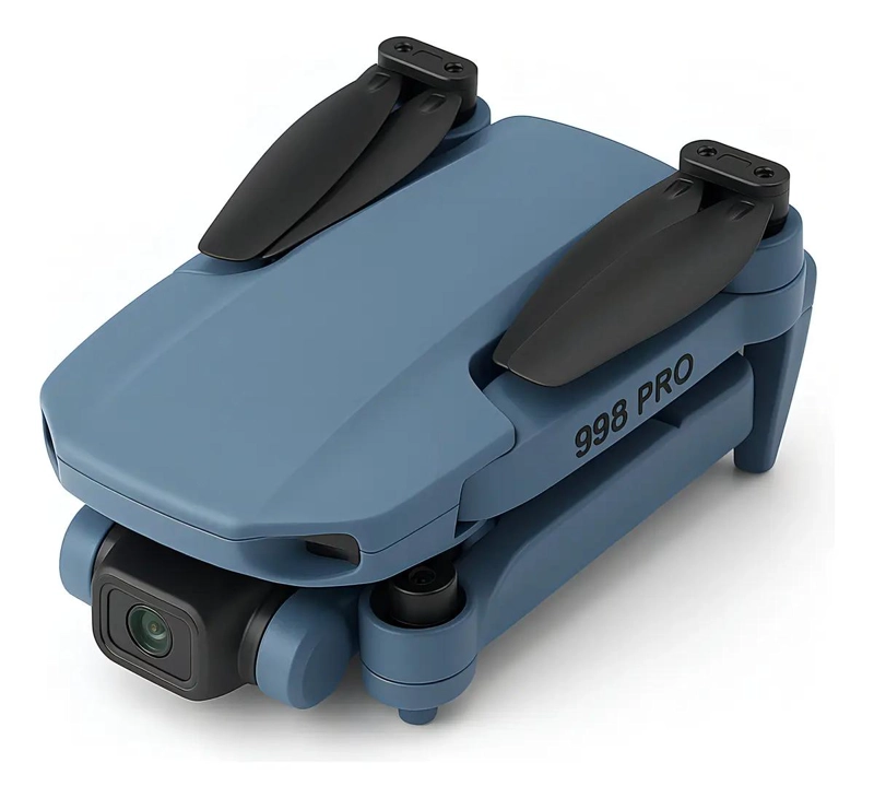 DRONE AE REO PLEGABLE CON DOBLE CAMARA Y ESTABILIZADOR 4K - 5