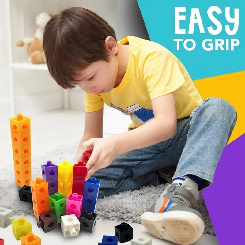 CUBOS DE APRENDIZAJE MATEMATICO PARA NIÑOS 100 PIEZAS - 2