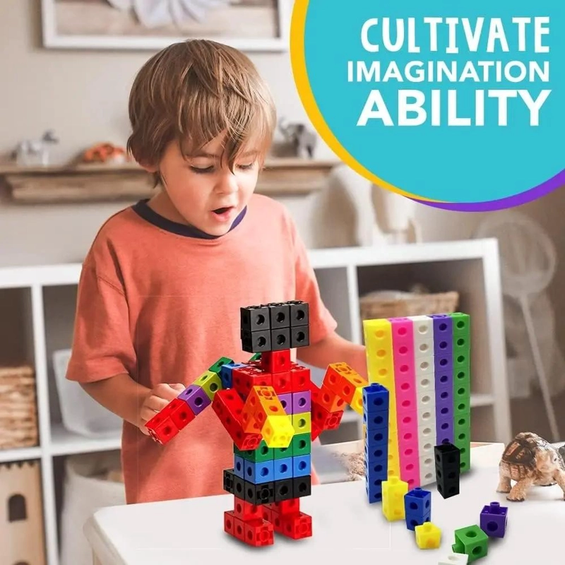CUBOS DE APRENDIZAJE MATEMATICO PARA NIÑOS 100 PIEZAS - 5