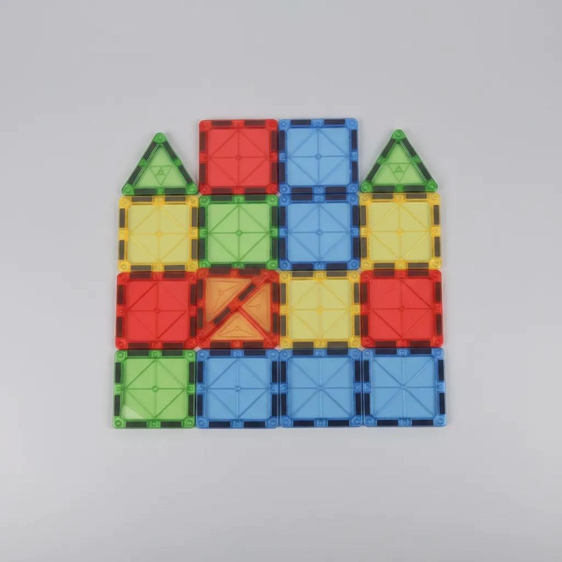 JUEGO DE BLOQUES MAGNE TICOS DE CONSTRUCCION 20 PIEZAS - 6