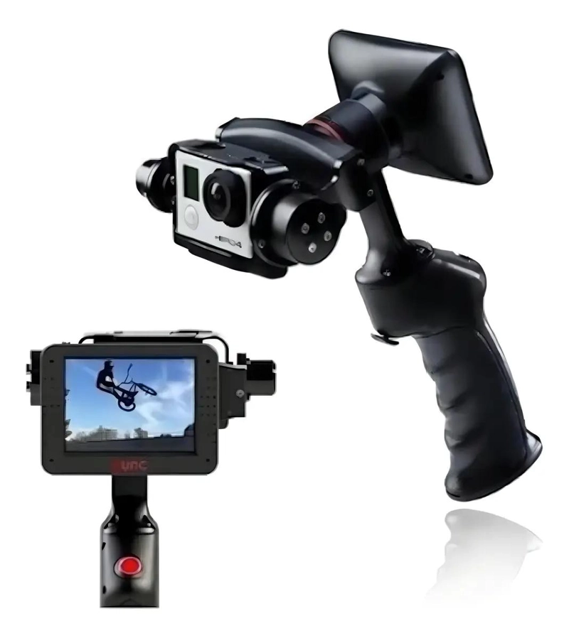 ESTABILIZADOR DE MANO PARA CAMARA DEPORTIVA CON PANTALLA - 1