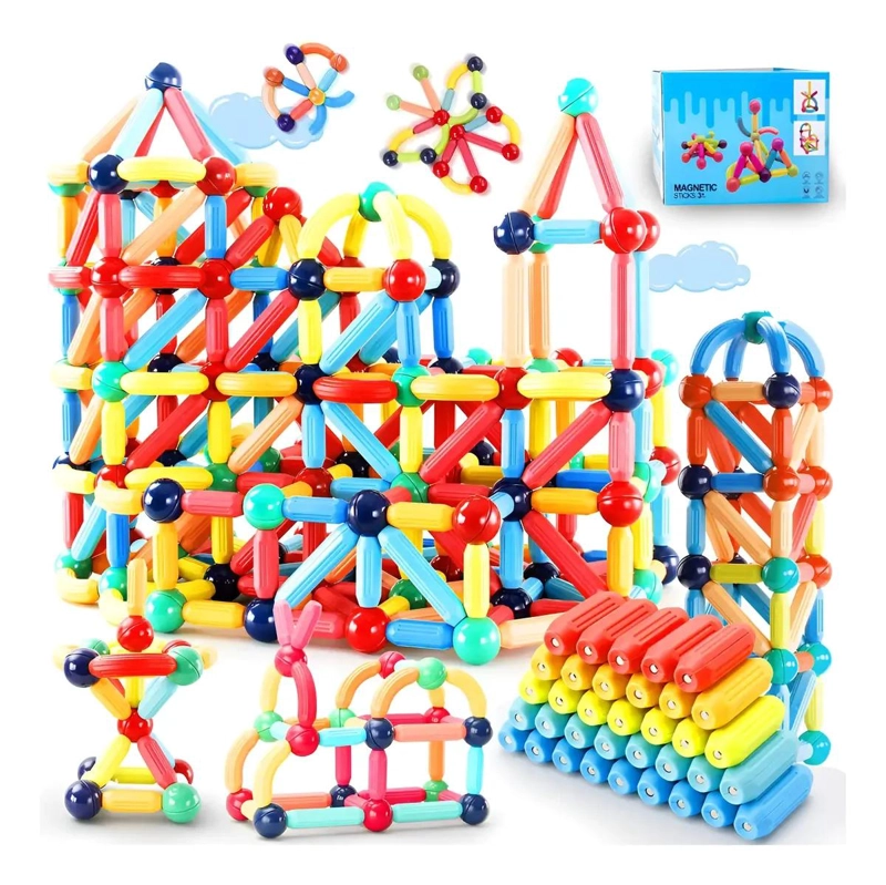 BLOQUES DE CONSTRUCCION MAGNE TICOS PARA NIÑOS DE 3 A 6 AÑOS - 1