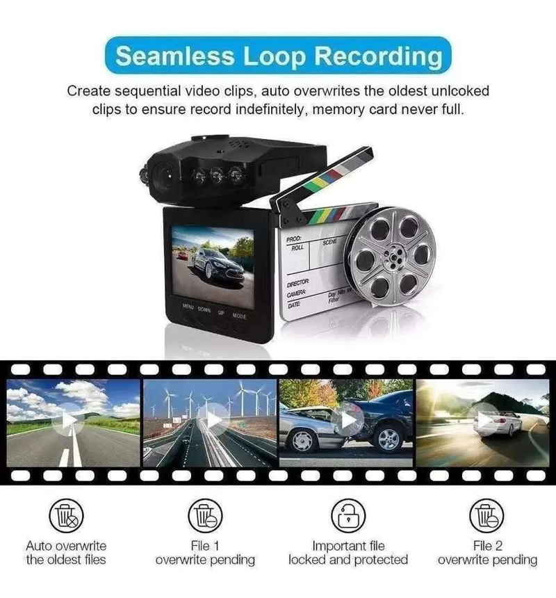 CAMARA DE SEGURIDAD PARA AUTO CON PANTALLA DE 2.5 PULGADAS - 2