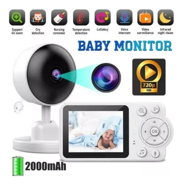 MONITOR DE BEBE  CON CAMARA Y MONITOREO REMOTO - 2