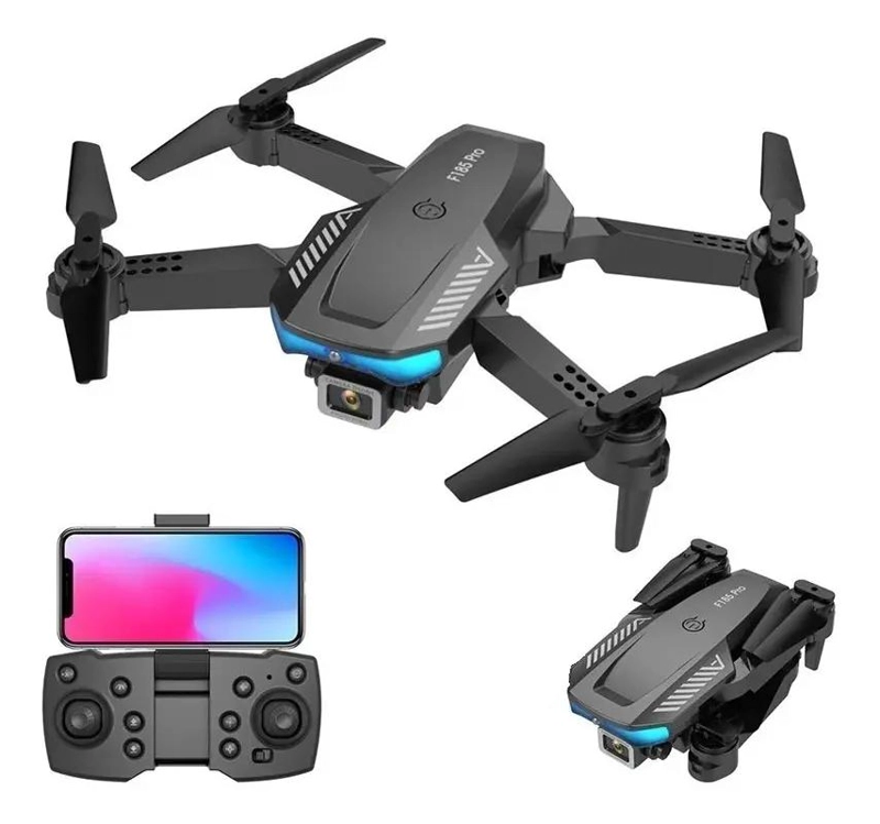 DRON PLEGABLE CON DOBLE CAMARA 4K Y CONECTIVIDAD WIFI - 1