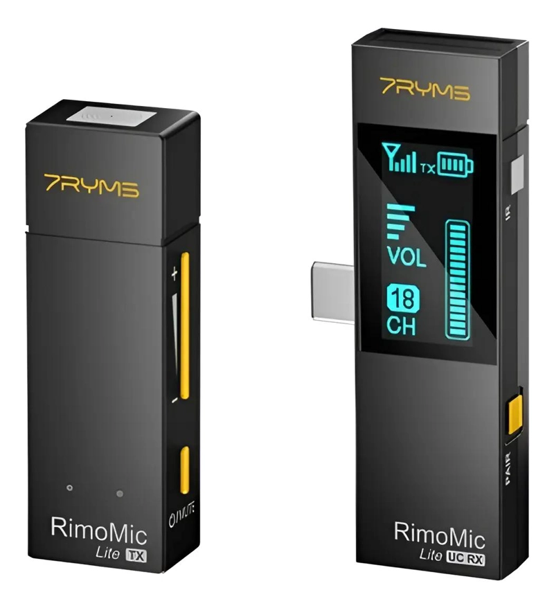 MICROFONO INALAMBRICO USB-C Y USB-A PARA DISPOSITIVOS MOVILES - 1