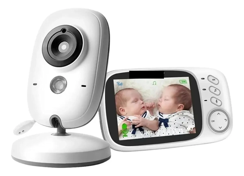 MONITOR DE BEBE  3.2 PULGADAS CON VISION NOCTURNA Y AUDIO - 6