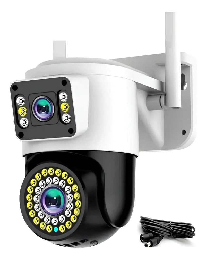 CAMARA DE SEGURIDAD INTELIGENTE DOBLE LENTE WIFI PARA INTERIOR Y EXTERIOR - 2