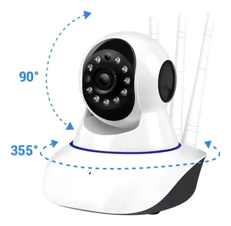 CAMARA IP WI-FI MOTORIZADA INTERIOR CON VISION NOCTURNA FULL HD - 4