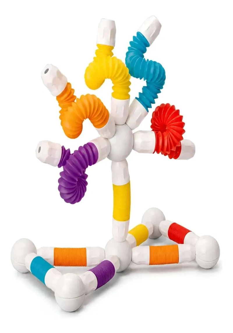 BLOQUES MAGNE TICOS TUBULARES ARTICULADOS PARA NIÑOS - 6