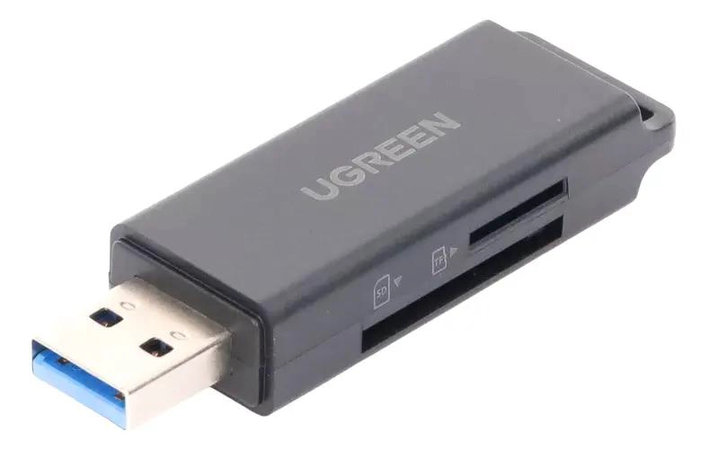 LECTOR DE TARJETAS SD PORTATIL USB 3.0 DE DOBLE RANURA - 2
