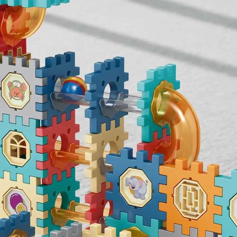 BLOQUES DE CONSTRUCCION LABERINTO SENSORIAL PARA NIÑOS - 7