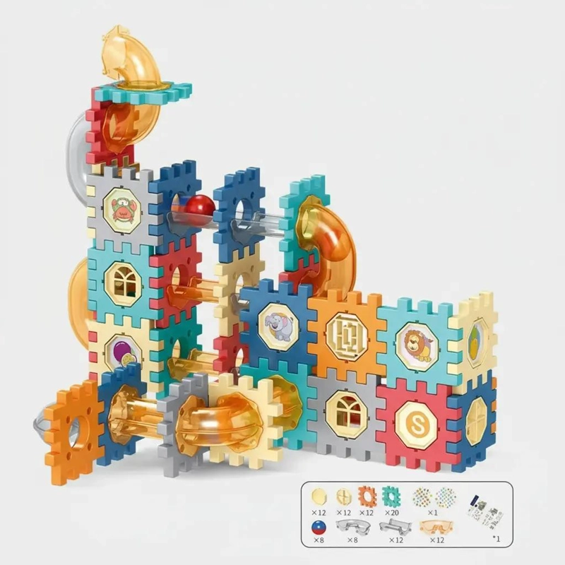 BLOQUES DE CONSTRUCCION LABERINTO SENSORIAL PARA NIÑOS - 8