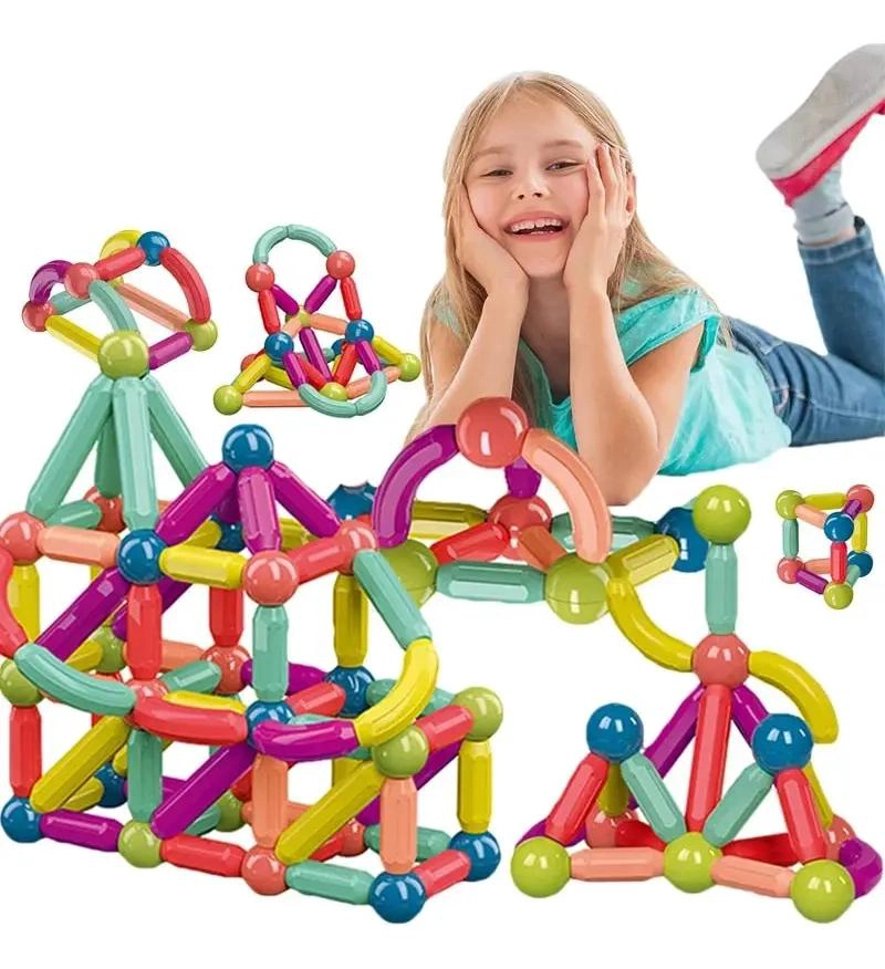 JUEGO DE CONSTRUCCION MAGNE TICA PARA NIÑOS 36 PIEZAS - 3