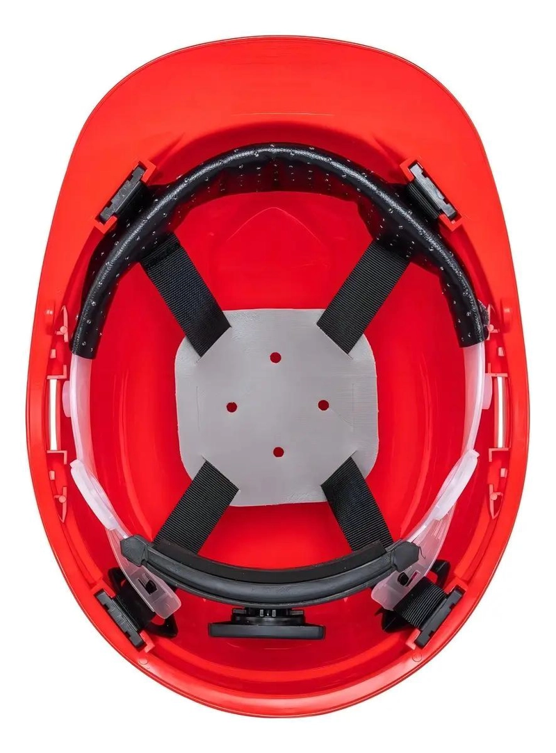 CASCO DE SEGURIDAD ROJO PARA CONSTRUCCION Y PROTECCION - 2