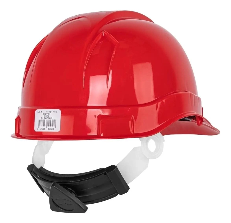 CASCO DE SEGURIDAD ROJO PARA CONSTRUCCION Y PROTECCION - 3