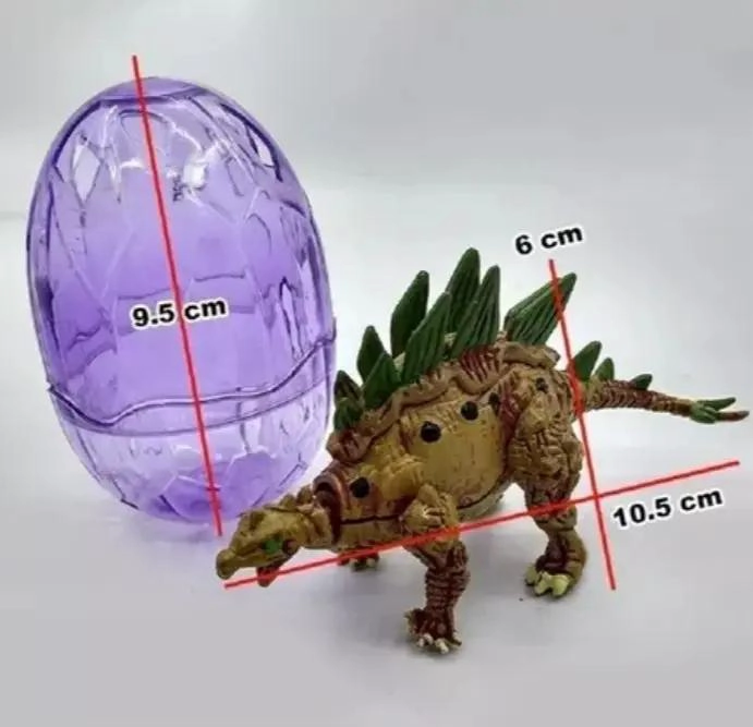 12 HUEVOS DE DINOSAURIO CON FIGURAS ARMABLES PARA NIÑOS - 1