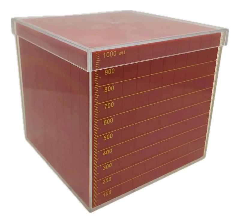 BLOQUES DE MATEMATICA BASE 10 Y CUBO GRADUADO DE LITRO - 3