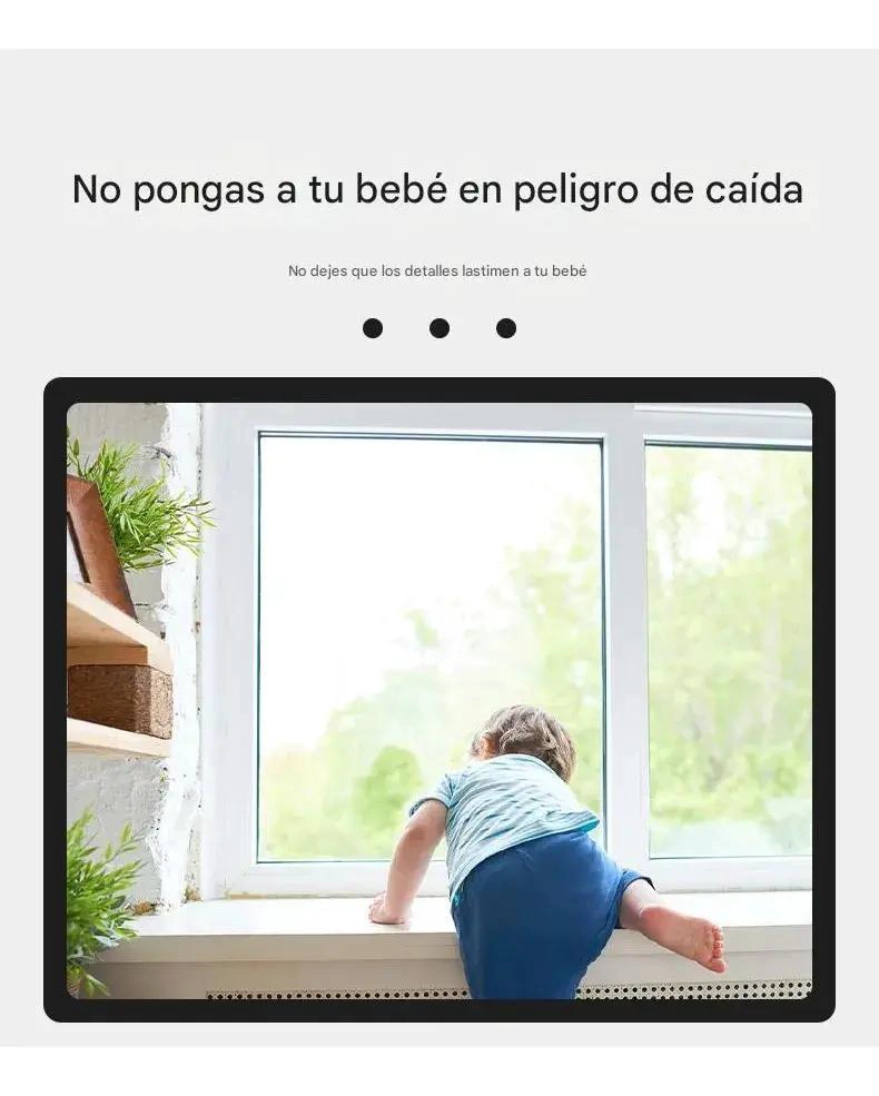 BLOQUEADOR DE VENTANA CORREDIZA PARA SEGURIDAD INFANTIL - 4