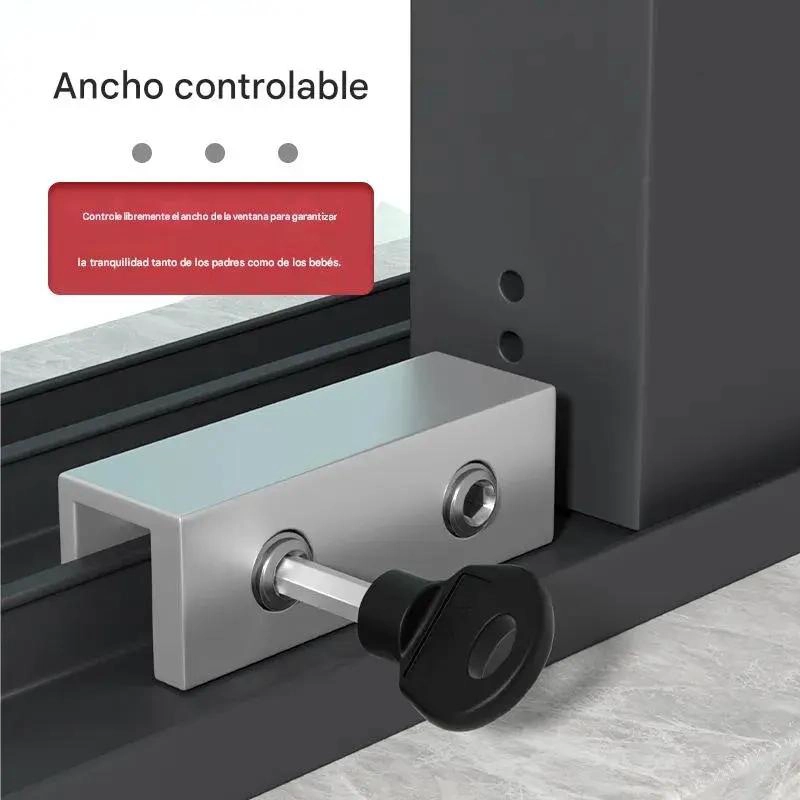 BLOQUEADOR DE VENTANA CORREDIZA PARA SEGURIDAD INFANTIL - 6