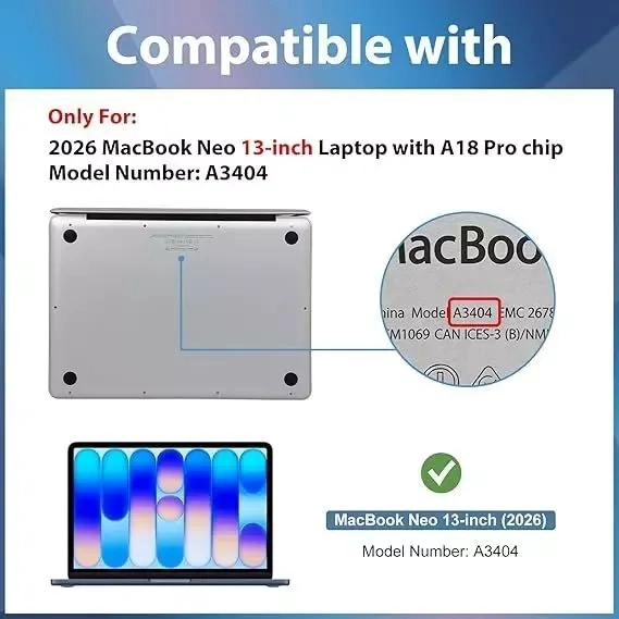 PROTECTOR DE TECLADO ESPAÑOL PARA MACBOOK NEO 13' A3404 - 2