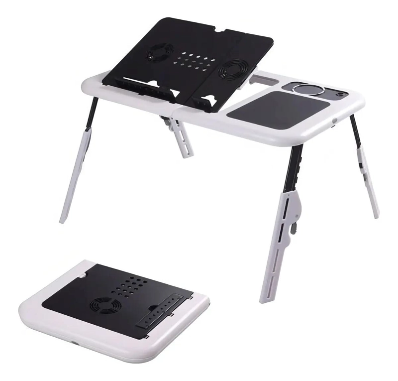 MESA PORTATIL PLEGABLE CON VENTILADORES Y BASE PARA MOUSE - 2