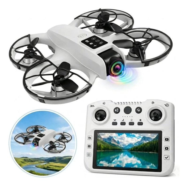 MINI DRONE HD CON CONTROL REMOTO Y ESTABILIZACION OPTICA - 1
