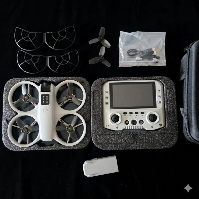 MINI DRONE HD CON CONTROL REMOTO Y ESTABILIZACION OPTICA - 2