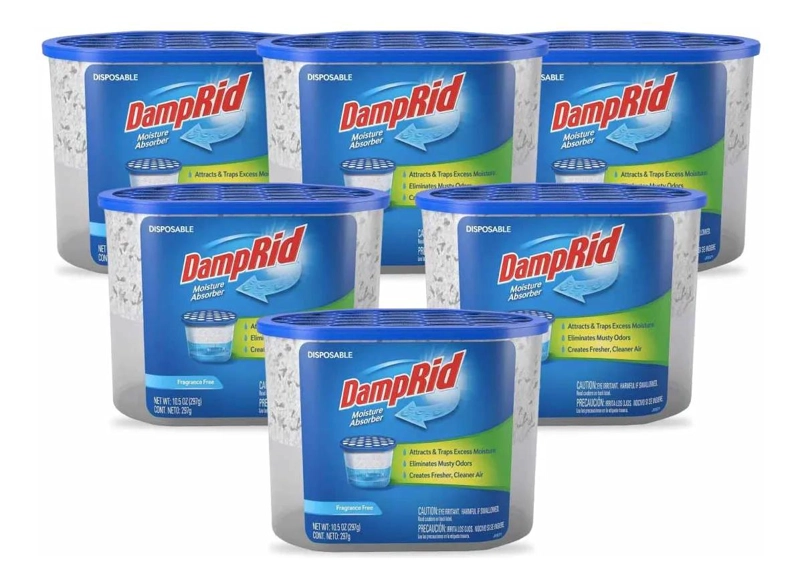 ABSORBENTE DE HUMEDAD DESECHABLE PARA ESPACIOS CERRADOS - 1