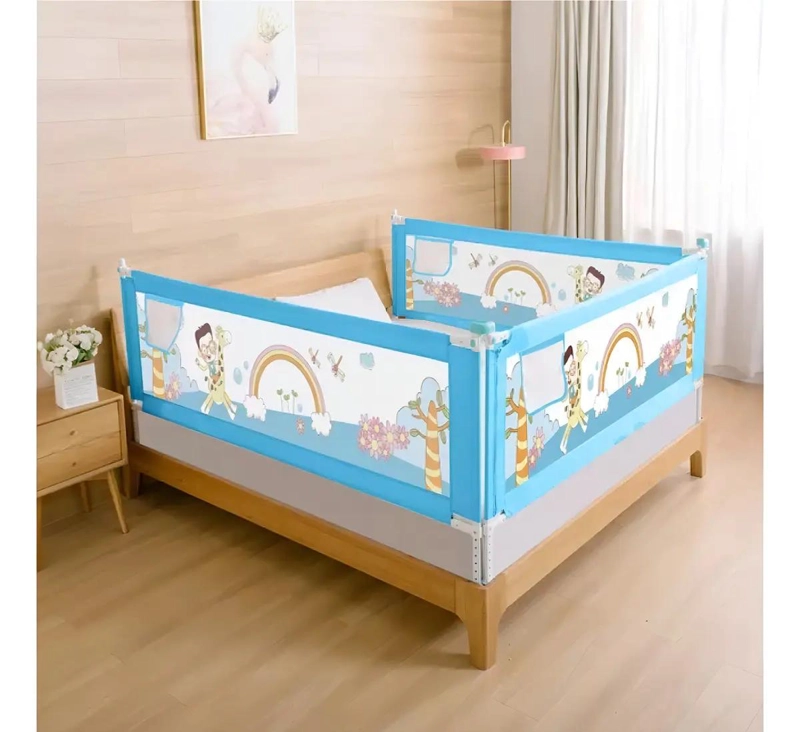 BARANDA PLEGABLE DE SEGURIDAD PARA CAMA DE BEBE  180 CM - 3