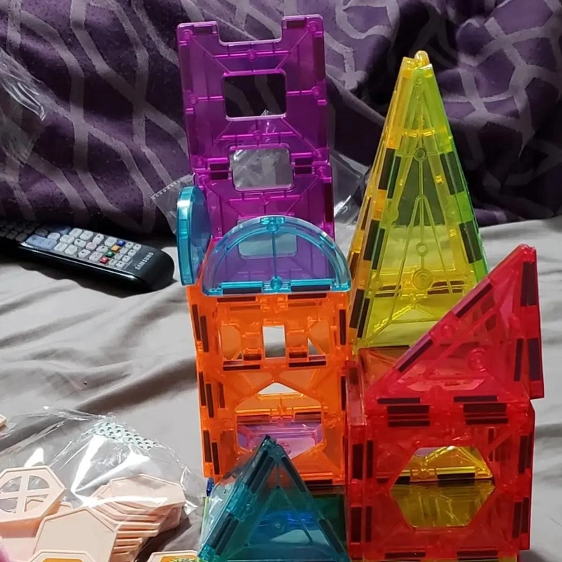 BLOQUES MAGNE TICOS DE CONSTRUCCION 32 PIEZAS PARA JUGAR - 4