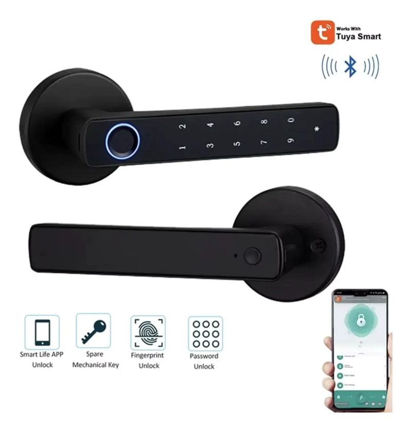 CERRADURA INTELIGENTE BIOMETRICA CON CONECTIVIDAD WIFI - 4