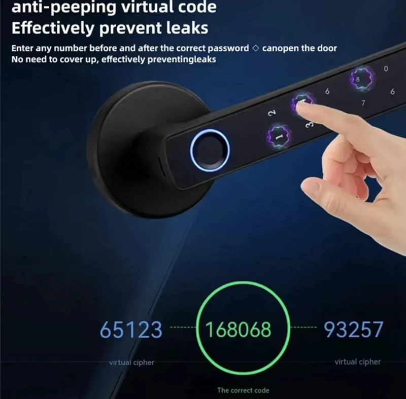 CERRADURA INTELIGENTE BIOMETRICA CON CONECTIVIDAD WIFI - 5