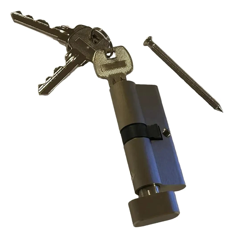CILINDRO DE SEGURIDAD PARA PUERTA CON LLAVE MARIPOSA - 4
