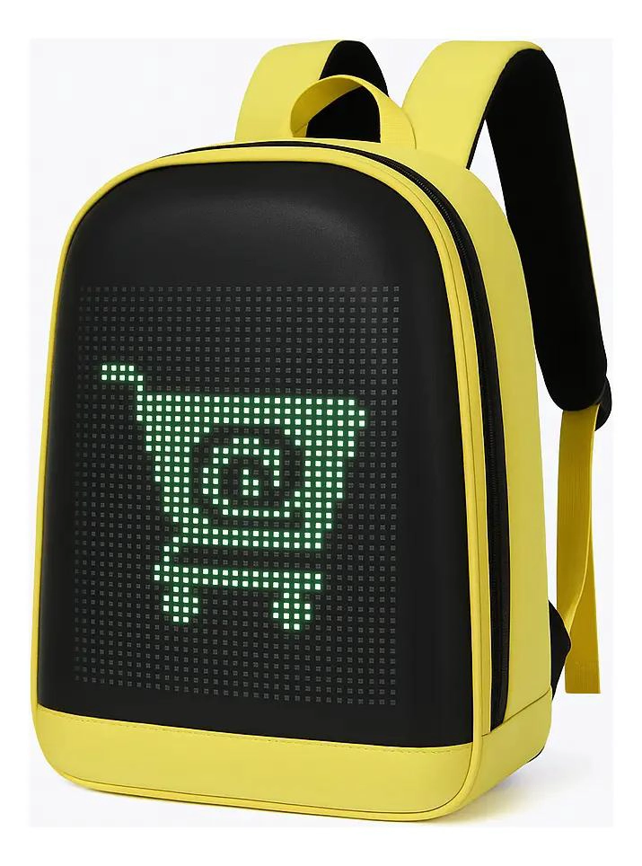 MOCHILA INTERACTIVA CON PANTALLA LED IMPERMEABLE Y CONEXION USB - 1
