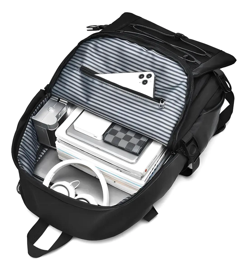 MOCHILA ESCOLAR IMPERMEABLE PARA NOTEBOOK DE 15 PULGADAS - 4