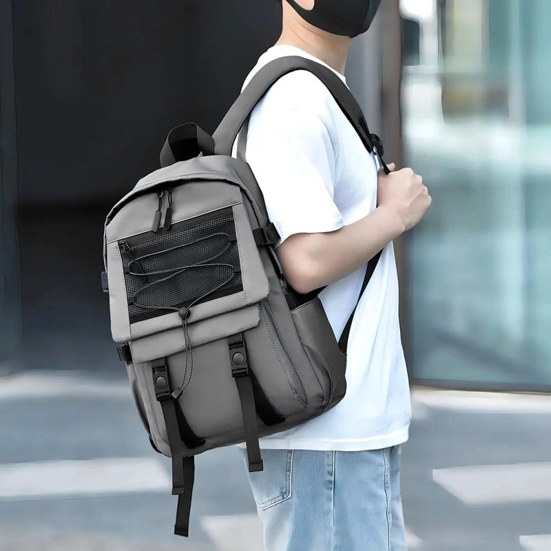 MOCHILA ESCOLAR IMPERMEABLE PARA NOTEBOOK DE 15 PULGADAS - 5
