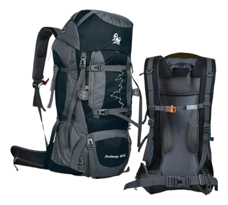 MOCHILA DE CAMPING IMPERMEABLE 80+5 PARA SENDERISMO - 9