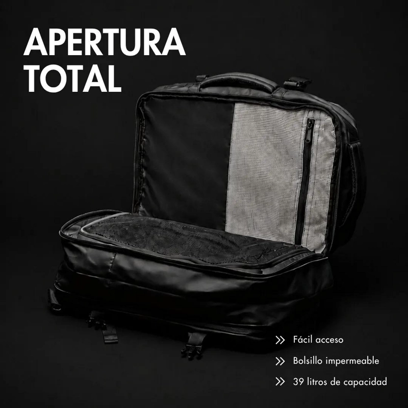 MOCHILA DE VIAJE IMPERMEABLE EXPANDIBLE 29L A 39L - 5