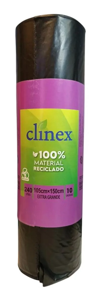 BOLSAS JUMBO 105 X 150 CM 10 UNIDADES RESISTENTES Y RECICLABLES - 1