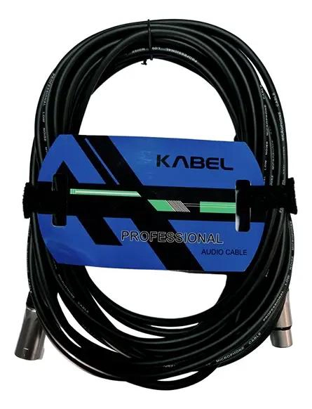 CABLE XLR BALANCEADO DE 3 METROS PARA MICROFONO - 1