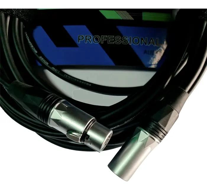 CABLE XLR BALANCEADO DE 3 METROS PARA MICROFONO - 2
